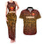 Custom South Africa Eastern Cape Cricket Couples Matching Tank Maxi Dress and Hawaiian Shirt Go Sunrisers - Wonder Print Shop