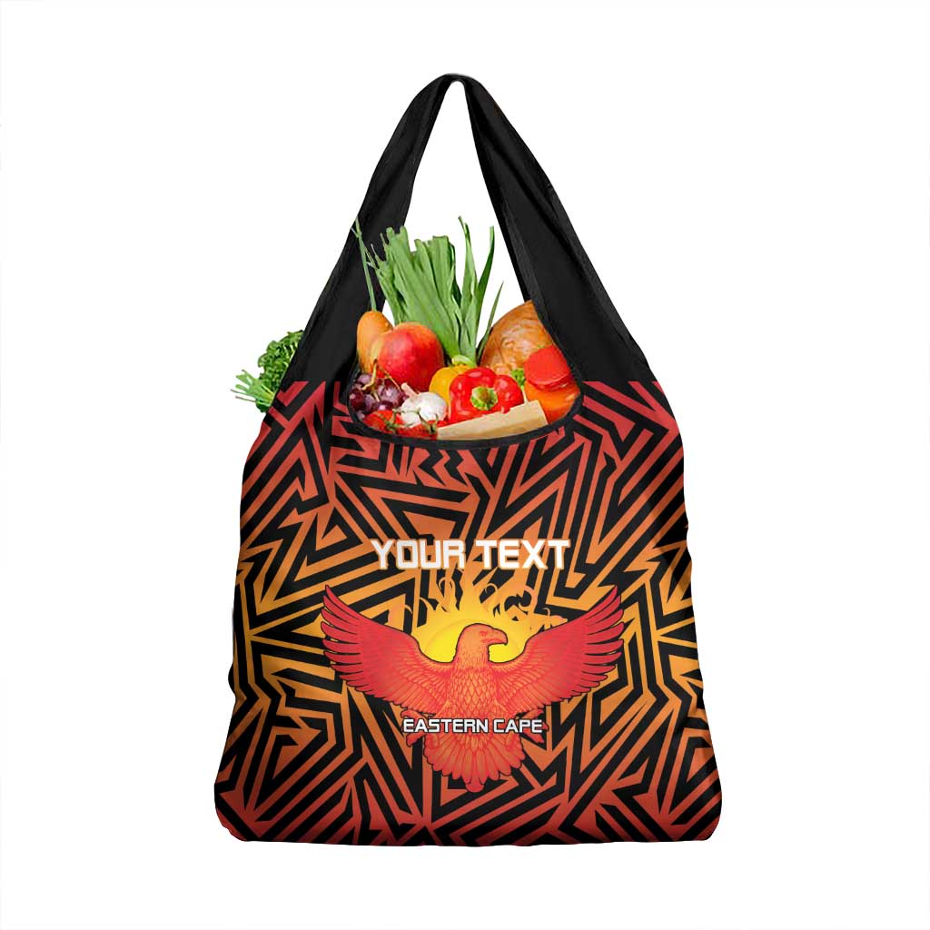 Custom South Africa Eastern Cape Cricket Grocery Bag Go Sunrisers