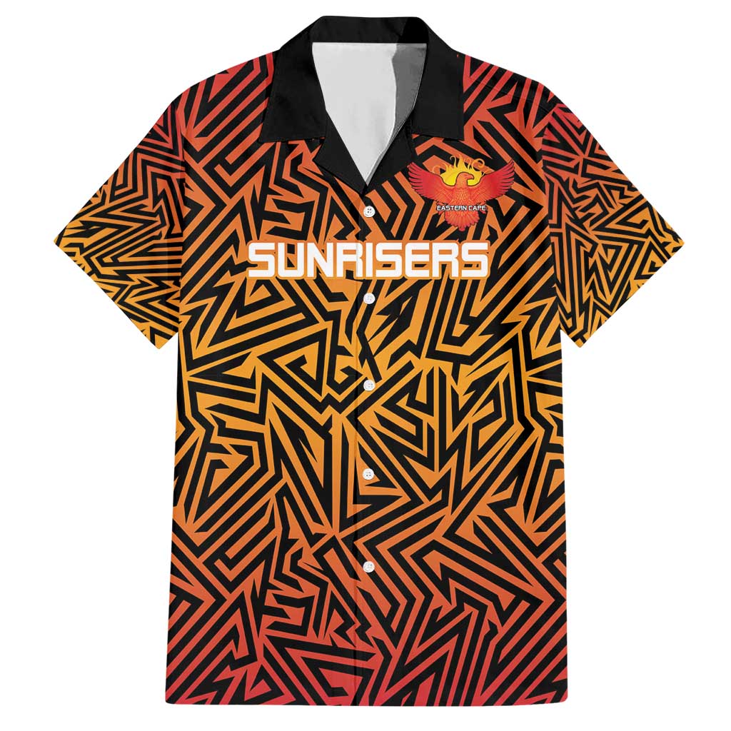 Custom South Africa Eastern Cape Cricket Hawaiian Shirt Go Sunrisers - Wonder Print Shop