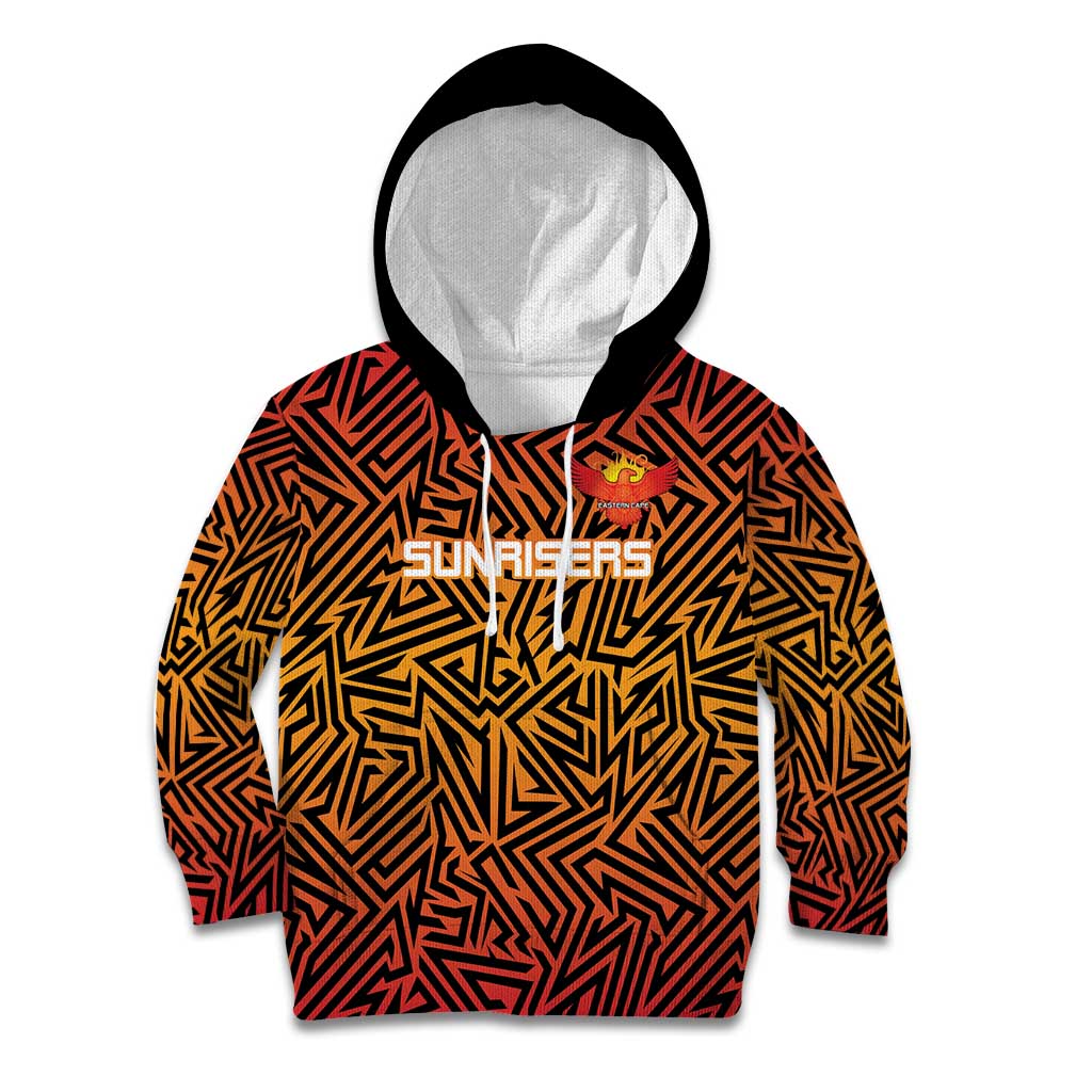 Custom South Africa Eastern Cape Cricket Kid Hoodie Go Sunrisers - Wonder Print Shop