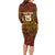 Custom South Africa Eastern Cape Cricket Long Sleeve Bodycon Dress Go Sunrisers - Wonder Print Shop