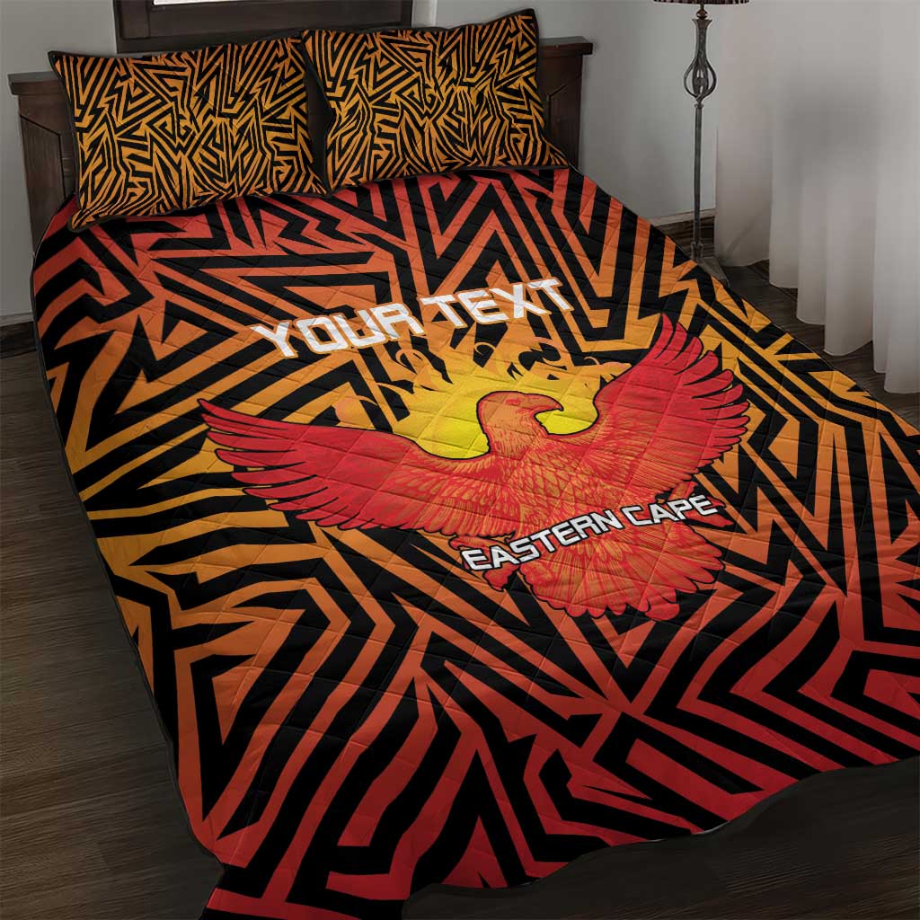 Custom South Africa Eastern Cape Cricket Quilt Bed Set Go Sunrisers