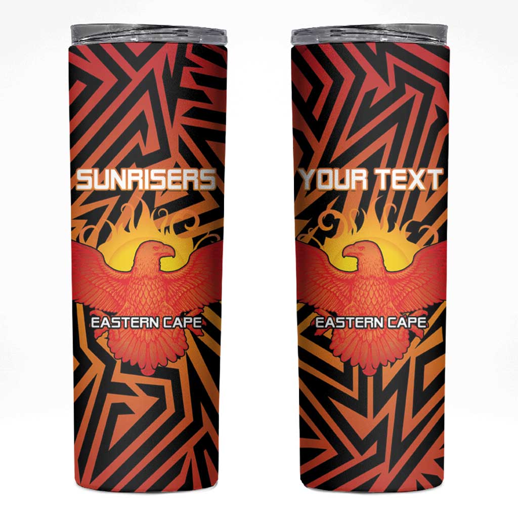 Custom South Africa Eastern Cape Cricket Skinny Tumbler Go Sunrisers