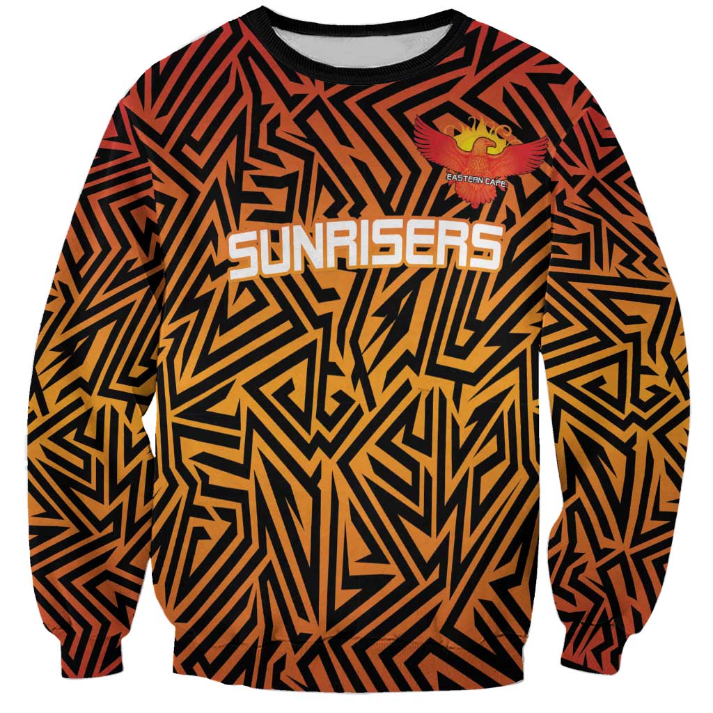 Custom South Africa Eastern Cape Cricket Sweatshirt Go Sunrisers - Wonder Print Shop