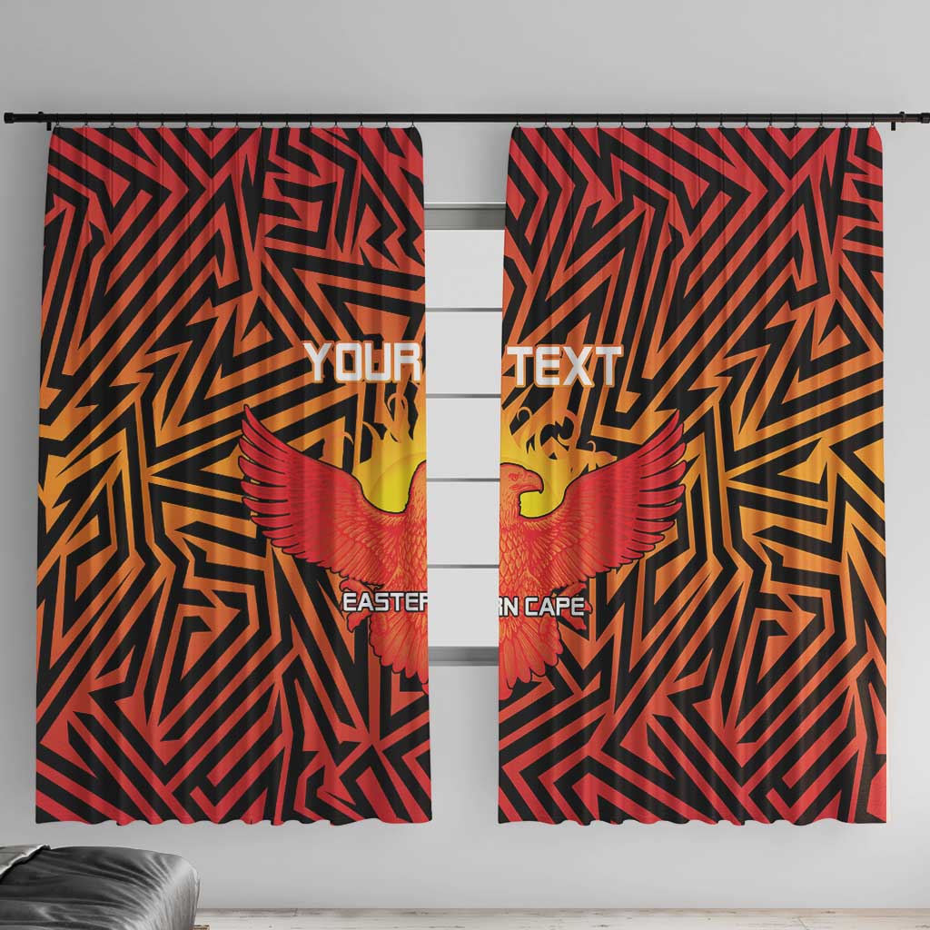 Custom South Africa Eastern Cape Cricket Window Curtain Go Sunrisers