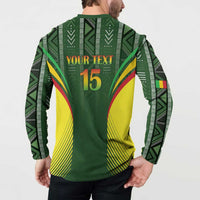Custom Mali Football Button Sweatshirt Go Champions Les Aigles - Wonder Print Shop