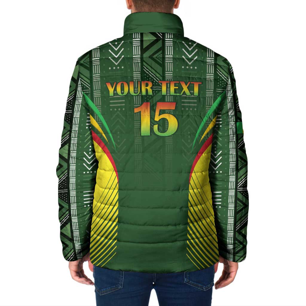 Custom Mali Football Padded Jacket Go Champions Les Aigles - Wonder Print Shop
