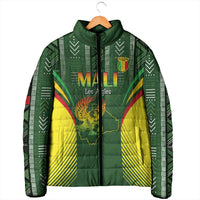 Custom Mali Football Padded Jacket Go Champions Les Aigles - Wonder Print Shop