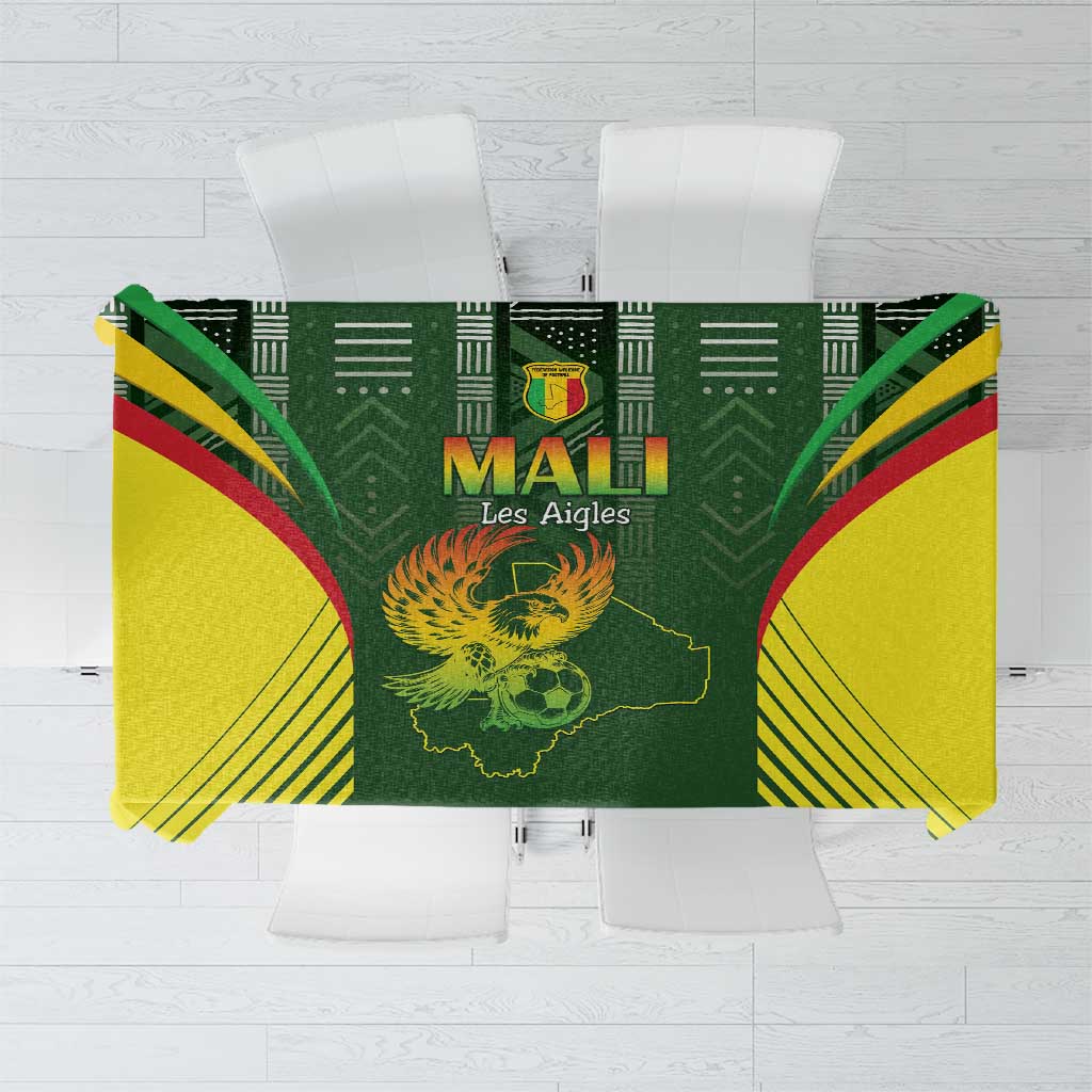 Mali Football Tablecloth Go Champions Les Aigles - Wonder Print Shop