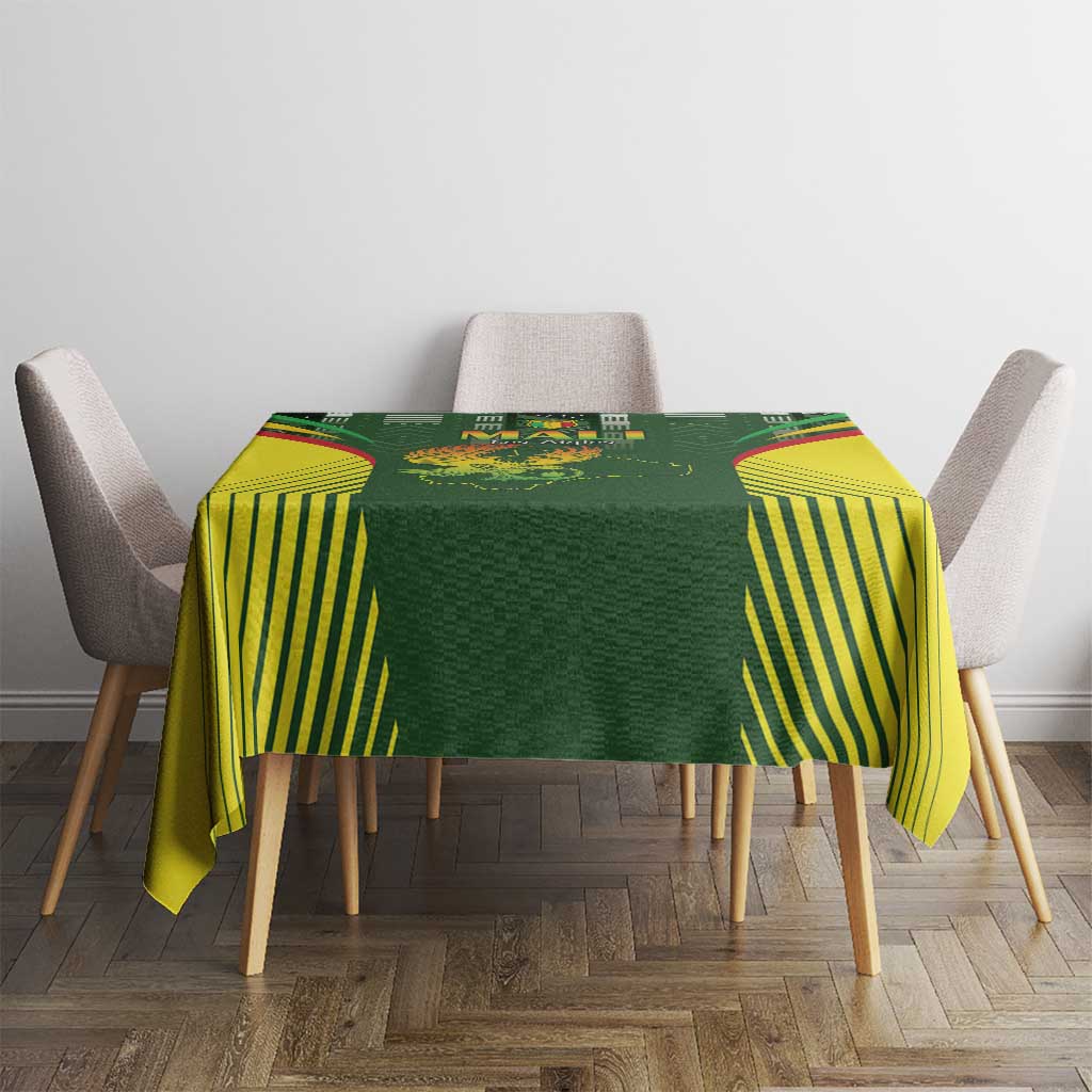 Mali Football Tablecloth Go Champions Les Aigles - Wonder Print Shop