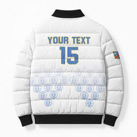 Custom DR Congo Football Bomber Puffer Jacket Road To Champions - Wonder Print Shop