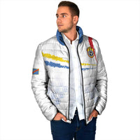 Custom DR Congo Football Padded Jacket Road To Champions - Wonder Print Shop