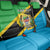 Personalised Tanzania Union Day Back Car Seat Cover Coat Of Arms With Map