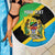 Personalised Tanzania Union Day Beach Blanket Coat Of Arms With Map