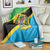 Personalised Tanzania Union Day Blanket Coat Of Arms With Map