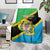 Personalised Tanzania Union Day Blanket Coat Of Arms With Map