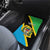 Personalised Tanzania Union Day Car Mats Coat Of Arms With Map