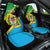 Personalised Tanzania Union Day Car Seat Cover Coat Of Arms With Map