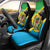 Personalised Tanzania Union Day Car Seat Cover Coat Of Arms With Map