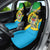 Personalised Tanzania Union Day Car Seat Cover Coat Of Arms With Map