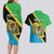 Personalised Tanzania Union Day Couples Matching Long Sleeve Bodycon Dress and Hawaiian Shirt Coat Of Arms With Map