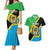 Personalised Tanzania Union Day Couples Matching Mermaid Dress and Hawaiian Shirt Coat Of Arms With Map