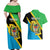 Personalised Tanzania Union Day Couples Matching Off Shoulder Maxi Dress and Hawaiian Shirt Coat Of Arms With Map