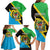 Personalised Tanzania Union Day Family Matching Long Sleeve Bodycon Dress and Hawaiian Shirt Coat Of Arms With Map