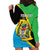 Personalised Tanzania Union Day Hoodie Dress Coat Of Arms With Map