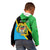 Personalised Tanzania Union Day Kid Hoodie Coat Of Arms With Map