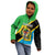 Personalised Tanzania Union Day Kid Hoodie Coat Of Arms With Map