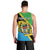 Personalised Tanzania Union Day Men Tank Top Coat Of Arms With Map