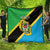 Personalised Tanzania Union Day Quilt Coat Of Arms With Map