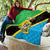 Personalised Tanzania Union Day Quilt Coat Of Arms With Map