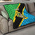 Personalised Tanzania Union Day Quilt Coat Of Arms With Map