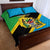 Personalised Tanzania Union Day Quilt Bed Set Coat Of Arms With Map