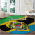 Personalised Tanzania Union Day Round Carpet Coat Of Arms With Map