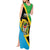 Personalised Tanzania Union Day Tank Maxi Dress Coat Of Arms With Map