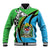 Tanzania Giraffe Baseball Jacket Coat Of Arms African Pattern