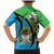 Tanzania Giraffe Family Matching Mermaid Dress and Hawaiian Shirt Coat Of Arms African Pattern