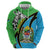 Tanzania Giraffe Hoodie Coat Of Arms African Pattern