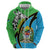 Tanzania Giraffe Hoodie Coat Of Arms African Pattern