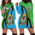 Tanzania Giraffe Hoodie Dress Coat Of Arms African Pattern