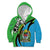 Tanzania Giraffe Kid Hoodie Coat Of Arms African Pattern