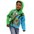 Tanzania Giraffe Kid Hoodie Coat Of Arms African Pattern