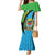 Tanzania Giraffe Mermaid Dress Coat Of Arms African Pattern