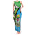 Tanzania Giraffe Tank Maxi Dress Coat Of Arms African Pattern