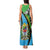 Tanzania Giraffe Tank Maxi Dress Coat Of Arms African Pattern