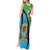 Tanzania Giraffe Tank Maxi Dress Coat Of Arms African Pattern