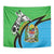 Tanzania Giraffe Tapestry Coat Of Arms African Pattern